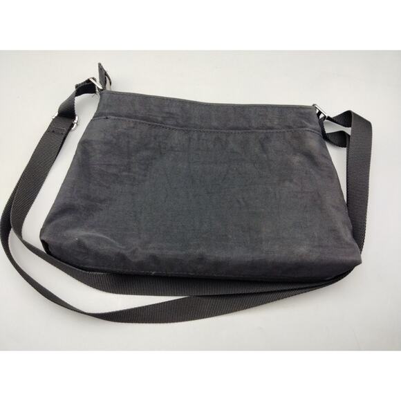 Baggallini Nylon Crossbody Black Purse w/ Outer Pockets 11x7" Bag - Picture 5 of 9